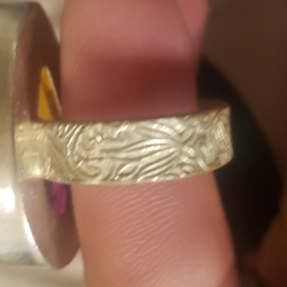 Certified ALEXANDRITE 50 TO 60 CARAT STOME AND 925 SS SIZE 9 1/2 - Picture 2 of 8